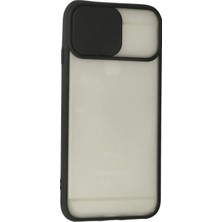 Newface Iphone 6 Plus Kılıf Palm Buzlu Kamera Sürgülü Silikon - Siyah