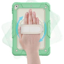 Newface Ipad 5 Air 9.7 Kılıf Strap New Tablet Kapak - Yeşil