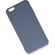 Newface Iphone 6 Plus Kılıf Nano Içi Kadife Silikon - Gri