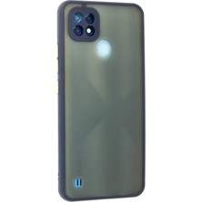 Newface Realme C21 Kılıf Montreal Silikon Kapak - Lacivert
