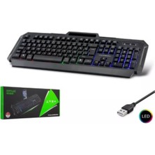 Hadron HDX2605 Kablolu Oyuncu Klavye LED Q Siyah