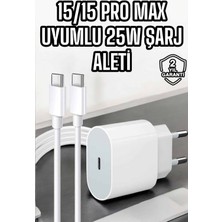 Ios Uyumlu Type-C Girişli Hızlı Şarj 15/15 Pro Max Adaptör ve Kablosu