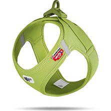 MarkEntegra Hava Mesh Köpek Göğüs Tasması - L Beden, Lime Renk