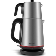 MarkEntegra 1 Litre Kapasiteli Çelik Demlikli Çay Makinesi