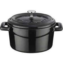 MarkEntegra 10 cm Döküm Mini Tencere Siyah