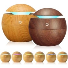 MarkEntegra 130 ml Aroma Hava Difüzörü - 7 Renkli LED Işık ve Sessiz Çalışma