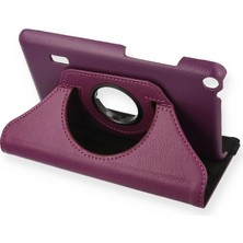 Similar Huawei Mediapad T3 7 Kılıf 360 Tablet Deri Kılıf - Mürdüm