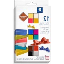 MarkEntegra 12 Renkli Modelleme Kili Seti - 25GR Bloklar