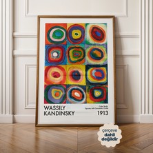 Persona Istanbul Wassily Kandinsky "color Study" - 1913 Soyut Sanat Posteri (Çerçevesiz)