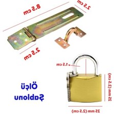 MarkEntegra Metal Askı Aparatı - 25 mm Menteşeli Kilit Seti (2'li)