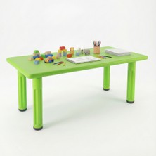 Exectus Geniş Dikdörtgen Çocuk Aktivite ve Oyun Masası Anaokulu Kreş Tipi Sağlam