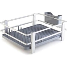 MarkEntegra Gri Renkli 8 Tabak Kapasiteli Bulaşıklık