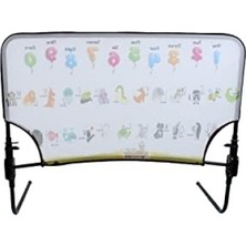 MarkEntegra Katlanabilir Yatak Bariyeri, Sayılar ve Harfler Temalı, 90 cm