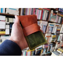 Mahfuz Leather Gerçek Deri Özel Kalemleriniz Için Kalemlik Kalem Kutu ( 5*6 Kalem Için ) 28 cm \ 9.5 cm NLU361