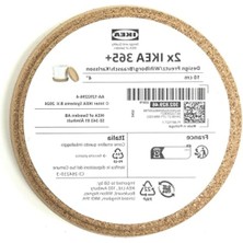 MarkEntegra Kahverengi 2'li Mantar Bardak Altlığı