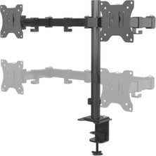 MarkEntegra Ikili Monitör Tutucu, Ayarlanabilir Kol, 13-27" Uyumlu