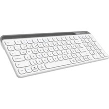 Paxteks Everest KB-BT90 Beyaz-Gri Bluetooth+ 2.4ghz Q Mac-Win-Android-Ios Uyumlu Kablosuz Klavye