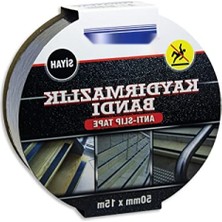 MarkEntegra Kaydırmaz Bant 50MM x 15M, Siyah, Suya Dayanıklı