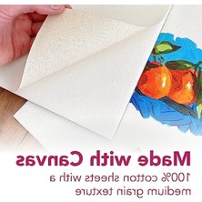 MarkEntegra 300 Serisi Kanvas Ped, 9X12 Inç, 10 Yaprak - %100 Pamuk Tuval