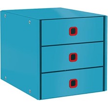 MarkEntegra Mavi 3 Çekmeceli Evrak Rafı