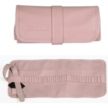 MarkEntegra 36 Bölümlü Cırt Cırtlı Suni Deri Kalemlik - Pastel Pembe