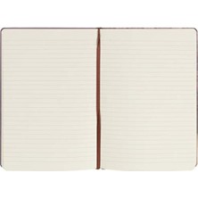 MarkEntegra Retro Çizgili B5 Sert Kapak Defter