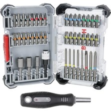 MarkEntegra 44+1 Parça Profesyonel Vidalama Ucu Seti - Renk Kodlu, S2 Çelik