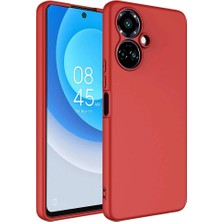 Egstech Tecno Camon 19 Pro Kılıf Lansman Premium Kadife Kaplama Lens Korumalı Soft Silinebilir Arka Kılıf
