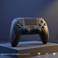 Dexxony Premium PS4 Kablosuz Kol Bluetooth Gamepad – PC Uyumlu Oyun Kolu, Titreşimli Wireless Controller (Videolu Ürün)