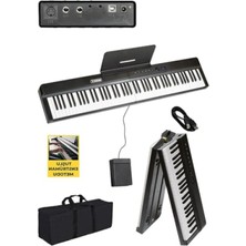 MarkEntegra Katlanır Taşınabilir Dijital Piyano - Yüksek Kalite