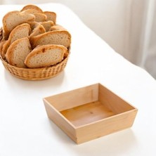 MarkEntegra Orta Boy Bambu Ekmeklik/meyvelik - 19 cm