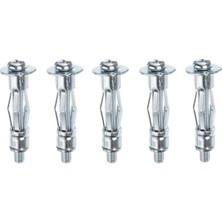 MarkEntegra Çelik Alçıpan ve Boşluk Dübel Seti, 3 x 46 Mm, 5 Adet