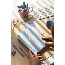 MarkEntegra Mavi Renk 5 Yıllık Süresiz Günlük Ajanda 13X21 cm