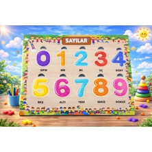 W-Design Eva Eğitici Bul Tak Puzzle Sayılar Montessori Zeka ve Motor Beceri Geliştirici Oyuncak