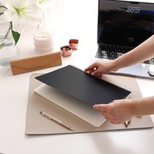 MarkEntegra A4 Boyutunda Siyah Kraft Karton Kapaklı Kareli Not Defteri