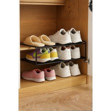 Dayanıklı Metal Depolama Rafı, Ayakkabı ve Erzak Düzenleyici Organizer