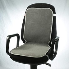 MarkEntegra Terletmeyen Gri Büro Koltuğu ve Araç Koltuğu Pedi, 93X40 cm