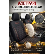 Kurra Store Dacia Duster Black Shadow 1.5 Dci 110 Media Nav 2019 Premium Serisi Uyumlu Keten Oto Koltuk Kılıfı Siyah