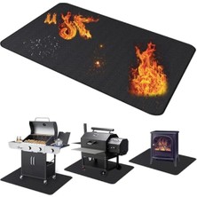 MarkEntegra 76X48 Inç Çift Taraflı Yanmaz Izgara Pedi