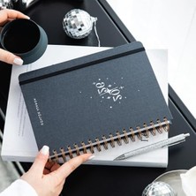 MarkEntegra Suya Dayanıklı 2026 Spiralli Günlük Ajanda - Füme