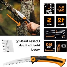 MarkEntegra Geri Çekilebilir Bıçaklı Budama Testeresi, 16 cm