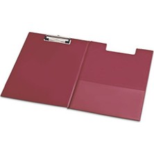 MarkEntegra Kapaklı Pvc Kaplama Sekreterlik, Bordo