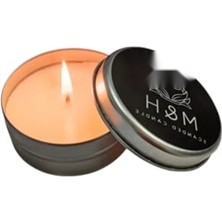 MarkEntegra Esans Kokulu Gümüş Teneke Mum, 60 gr