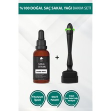 Elamour 140 Titanyum Iğneli Ayarlanabilir Iğne Ölçülü (0.25-3.0mm) - Saç Sakal Bakım Yağı Seti Siyah -