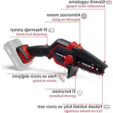 MarkEntegra Akülü Dal Budama Testeresi - Einhell Ge-Ps 18/15 Li, 12,5 cm Kesim Uzunluğu