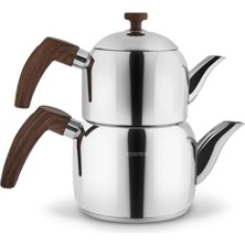 MarkEntegra Indüksiyon Tabanlı Mini Çaydanlık Takımı - 0,85-1,25 Lt