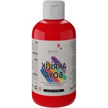 MarkEntegra 250GR Kırmızı Akrilik Boya - Yüksek Kalite