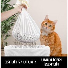 MarkEntegra Kedi Kumu Temizleme Filtresi, Kokusuz ve Kolay Temizlik, 3'lü Paket