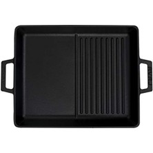 MarkEntegra Döküm Metal Izgara Tava - 26X32 cm