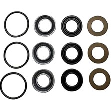 MarkEntegra Yedek Düşük ve Yüksek Basınçlı Conta Kiti, Siyah